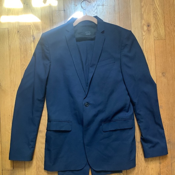 ZARA MEN’S BLUE SUIT SIZE 38 - Picture 1 of 3